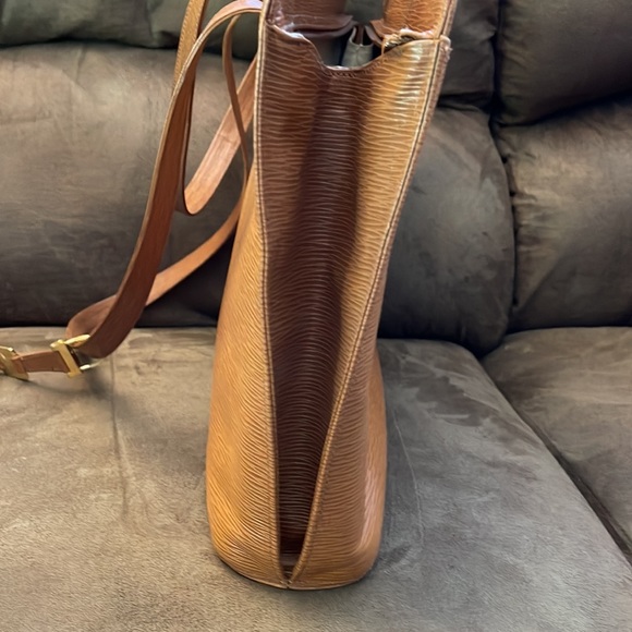 HCL Germany Vintage Bowler Frame Shoulder Bag Cognac color brown/tan - Picture 10 of 16